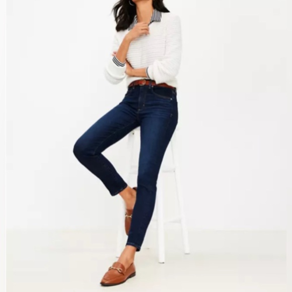 Loft high rise skinny jeans
